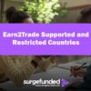 Earn2Trade Supported and Restricted Countries